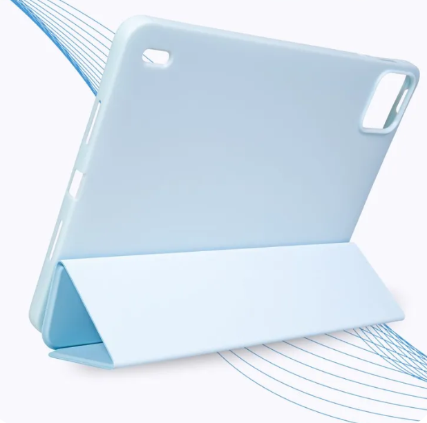 Чехол-книжка DK для Xiaomi Pad 7 / 7 Pro 11.2" | Экокожа силикон Smart Case (white ice) - изображение 3