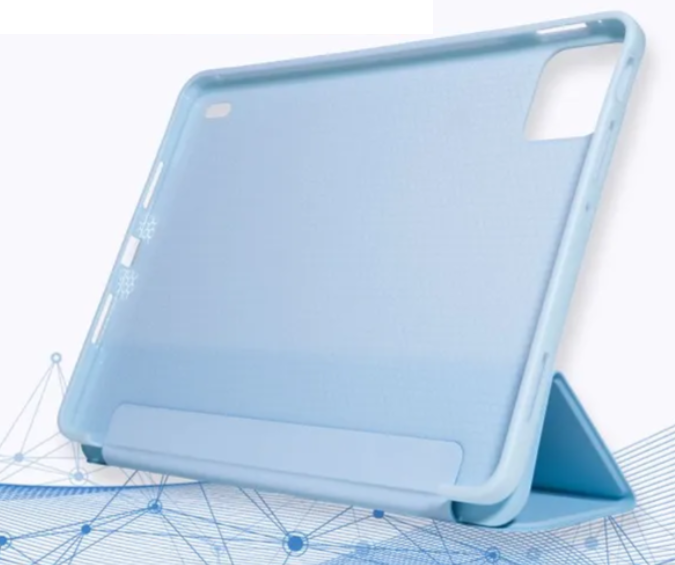 Чехол-книжка DK для Xiaomi Pad 7 / 7 Pro 11.2" | Экокожа силикон Smart Case (white ice) - изображение 6