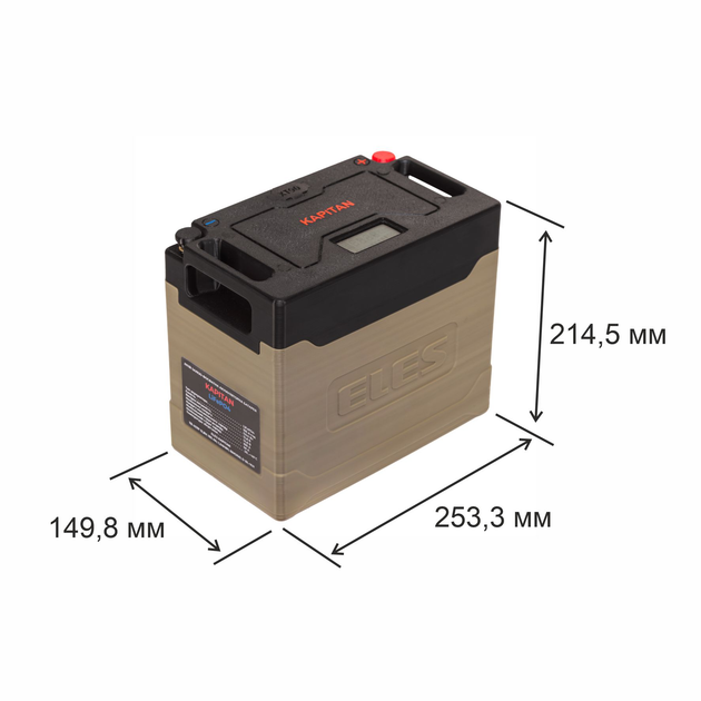Акумуляторна батарея ELES KAPITAN TB 4S7P 12,8V; 105 Ah; 1,34kWt; BMS150; D BL+KH - изображение 8