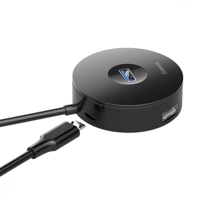 USB-Хаб Baseus Round Box USB Black - изображение 7