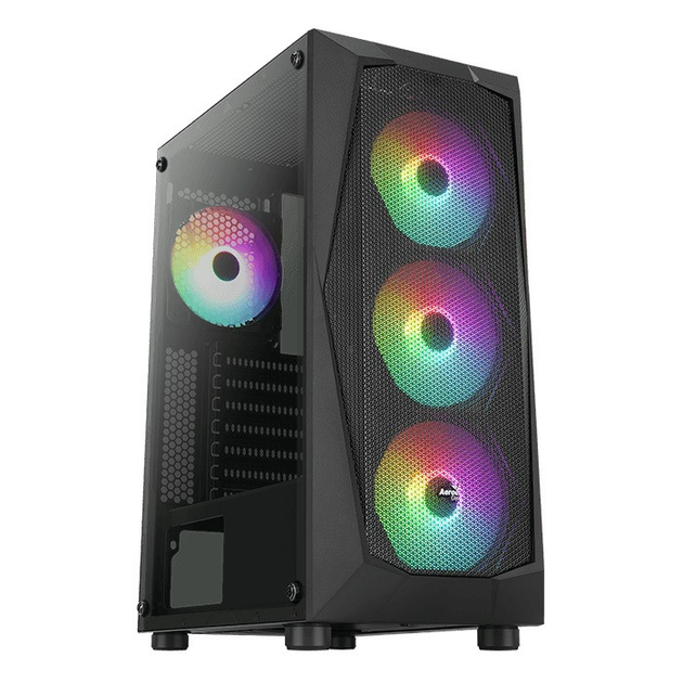 Корпус AeroCool Falcon-G-BK-v2 Black без БП 3415 - изображение 1