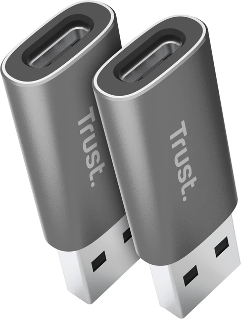 Адаптер Trust Calyx USB-A на USB-C 2 шт. (TR25573) - зображення 3