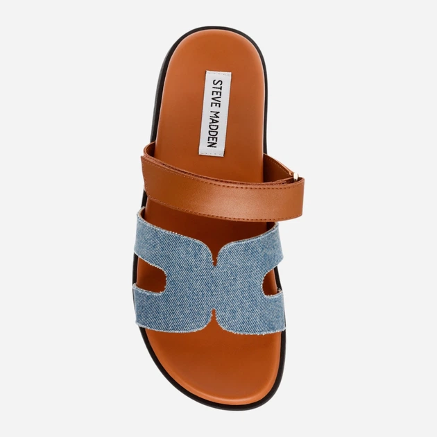 Жіночі шльопанці Steve Madden Missile SM11003028-467 39 24.6 см Денім (8720857366006) - зображення 5