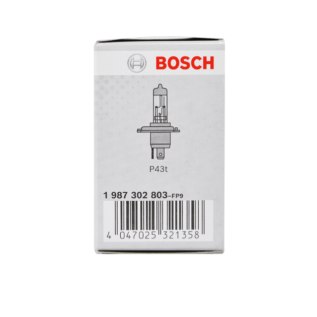 Лампа галогенна Bosch Eco H4 12V 60/55W P43t 472 картон 1шт.1987302803 - зображення 3