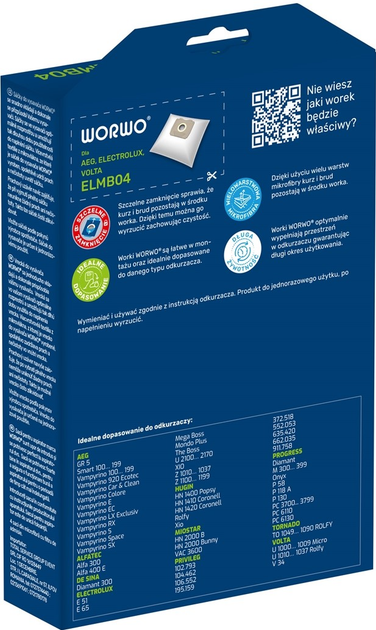 Worki Worwo Electrolux XIO ELMB04 /KPL4 (ELMB04) - obraz 2