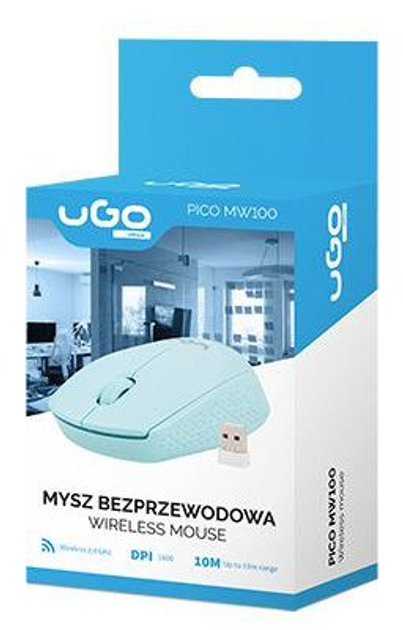 Мышь UGo Pico Wireless Azure (UMY-1643) - изображение 6