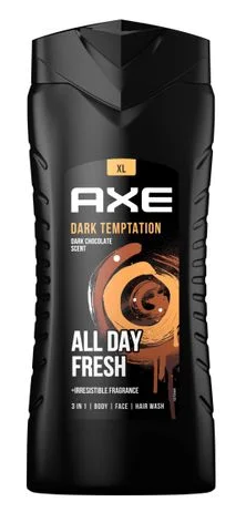 Гель для душа 3 в 1 Axe Dark Temptation All Day Fresh, мужской, 400 мл - Фото 1 Гель для душа 3 в 1 Axe Dark Temptation All Day Fresh, мужской, 400 мл - изображение 1