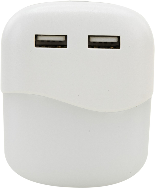 Нічник Ansmann NL15AC + 2 USB White  (4013674172719) - зображення 2