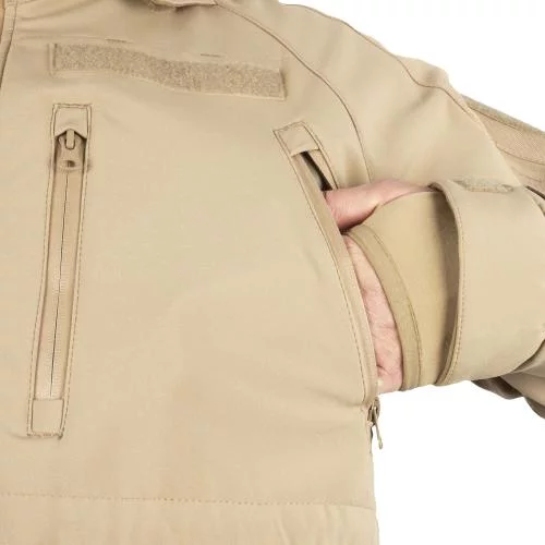 Куртка тактическая Mil-Tec демисезон Softshell Plus L Dark Coyote (M-T) - изображение 10