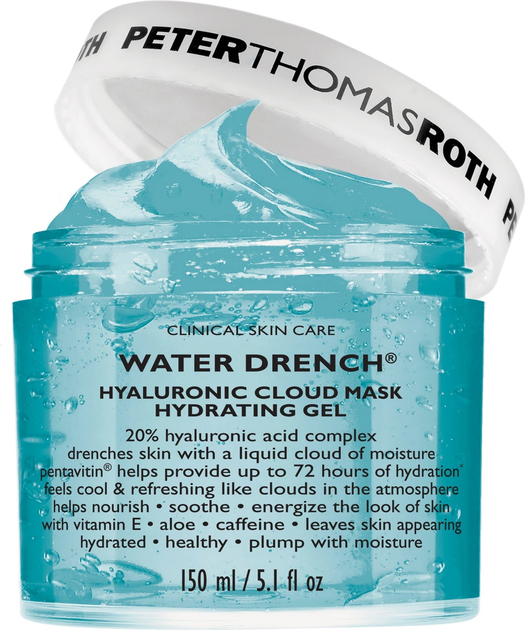Maseczka nawilżająca do twarzy Peter Thomas Roth Water Drench z kwasem hialuronowym 150 ml (670367016336) - obraz 3