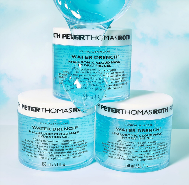 Maseczka nawilżająca do twarzy Peter Thomas Roth Water Drench z kwasem hialuronowym 150 ml (670367016336) - obraz 5