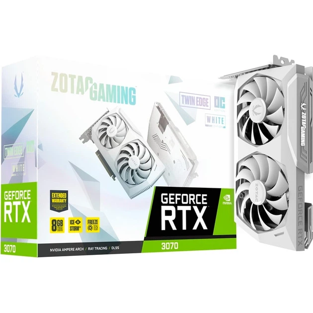 2枚セット ZOTAC RTX 3070 TWIN EDGE OC Видеокарта Zotac Gaming GeForce RTX 3070 Twin Edge OC White