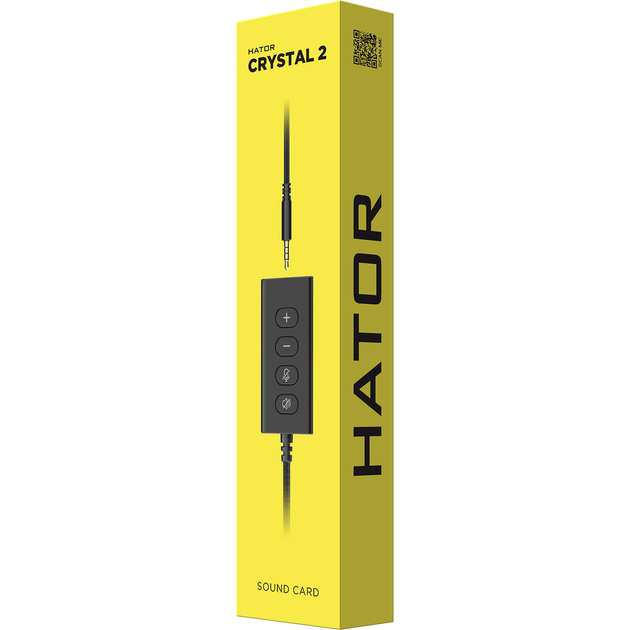 Звуковая карта Hator Crystal 2 Black (HTA-110) [97502] - изображение 2