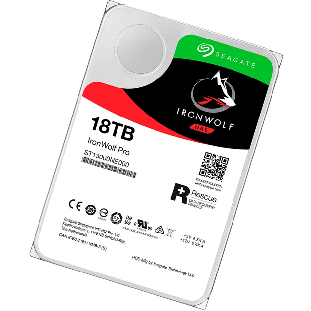 Жесткий диск 3.5" Seagate IronWolf Pro 18TB SATA 256MB (ST18000NE000) [105236] - изображение 3