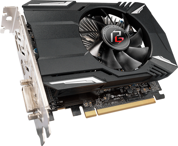 Відеокарта Asrock PCI-Ex RX 550 Phantom Gaming 4GB GDDR5 (128bit) (1183/6000) (1 x HDMI, 1 x DisplayPort, 1 x DVI-D) (PHANTOM G R RX550 4G) - зображення 2