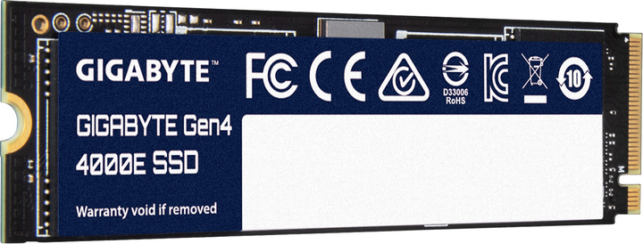 SSD диск Gigabyte Gen4 4000E 250GB M.2 2280 NVMe PCIe 4.0 x4 3D NAND Flash (G440E250G) - зображення 3