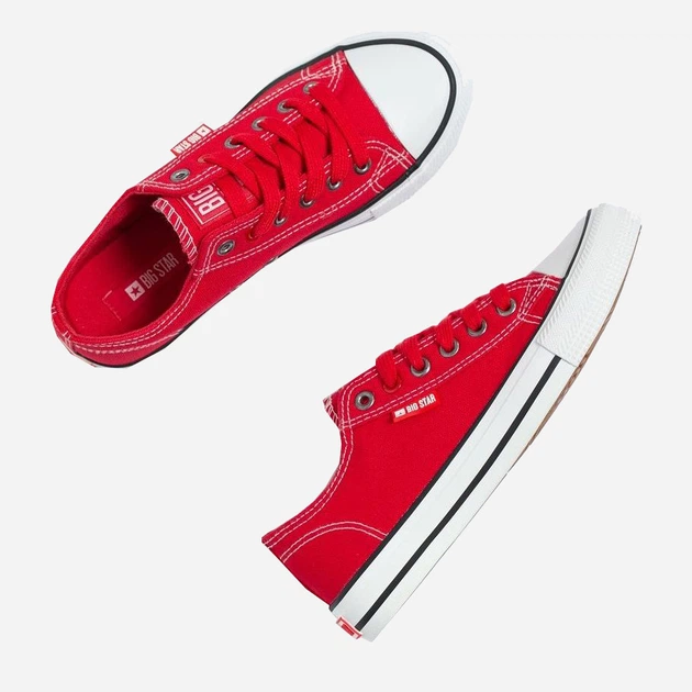 Чоловічі кеди низькі Big Star JJ174609-603 46 Червоні (5900714612405) - зображення 4