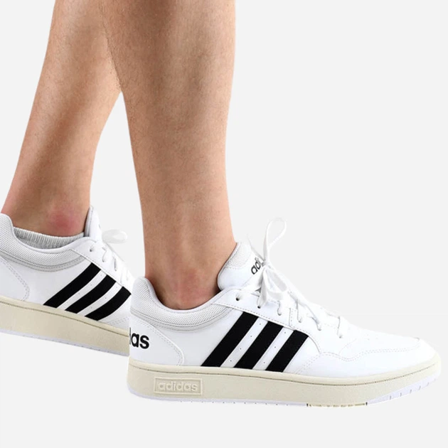 Sneakersy męskie do kostki adidas Hoops 3.0 GY5434 42 (UK 8) Białe (4065418290166) - obraz 2