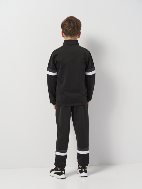 Подростковый спортивный костюм (толстовка + штаны) для мальчика Puma TeamRISE Tracksuit Jr 65865503 170-176 см Puma Black-Puma Black (4067978012714) - изображение 2