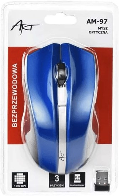 Мышь Art AM-97E USB Blue (MYART-AM-927E) - изображение 3