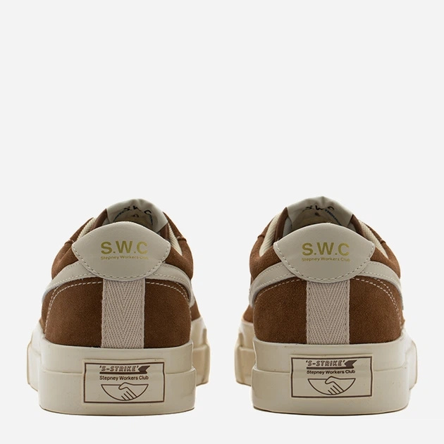 Чоловічі кеди низькі S.W.C Dellow S-Strike Suede YA07205 43 Коричневі (5056454533491) - зображення 4