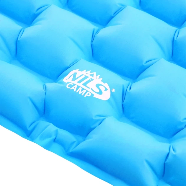 Килимок туристичний NILS CAMP NC4007, 240 х 60 х 5 см - блакитний - изображение 8