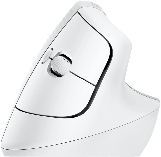 Миша Logitech Lift for Mac Vertical Ergonomic Mouse Off White (910-006477) - зображення 4