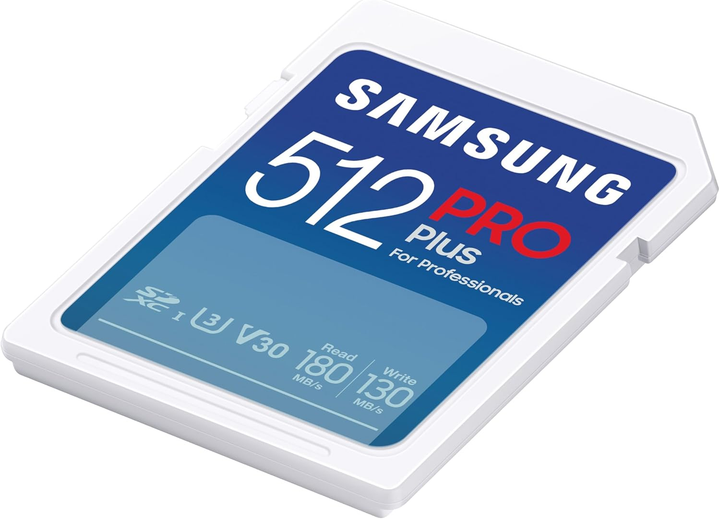 Карта памяти Samsung Pro Plus SDXC 512GB V30 Class 10 UHS-I White (MB-SD512S/EU) - изображение 2