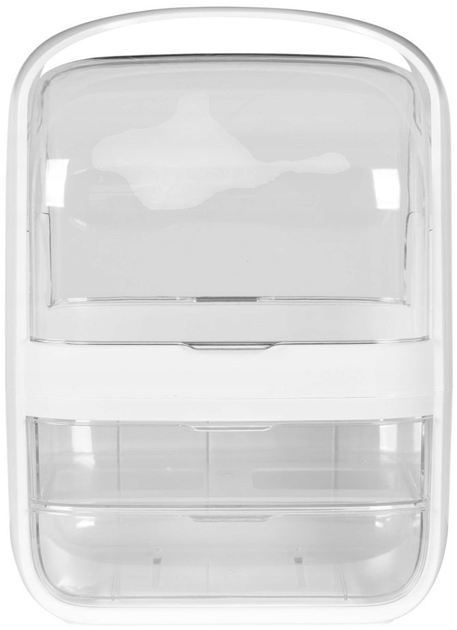 Organizer na kosmetyki ModernHome by Multistore z szufladami biały (PJJMSB003-01) - obraz 3