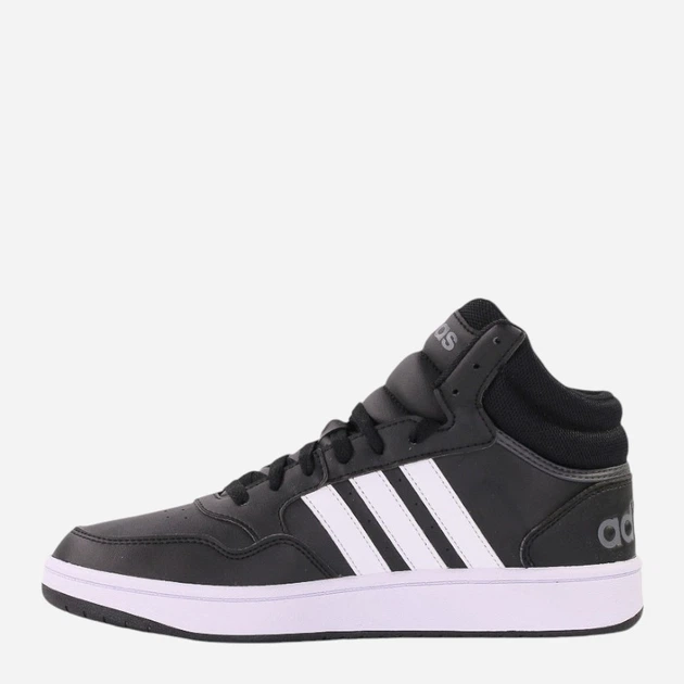 Trzewiki męskie adidas Hoops 3.0 Mid GW3020 48 Czarne (4065418432184) - obraz 4