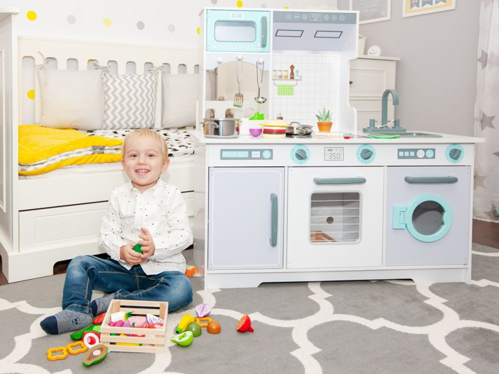 Duża drewniana kuchnia dla dzieci EcoToys z akcesoriami (5905817000128) - obraz 10