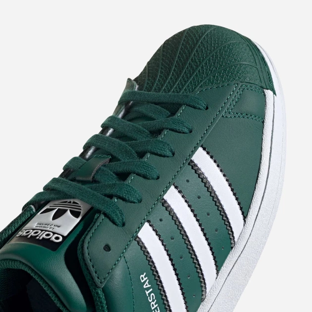 Чоловічі кеди низькі adidas Originals Superstar IF3633 44 (9.5UK) Зелені (4066764430220) - зображення 7