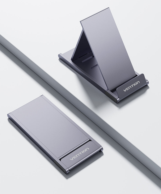 Держатель для телефона/планшета Vention 3-Angle Aluminium Alloy Gray (KCXH0) - изображение 4