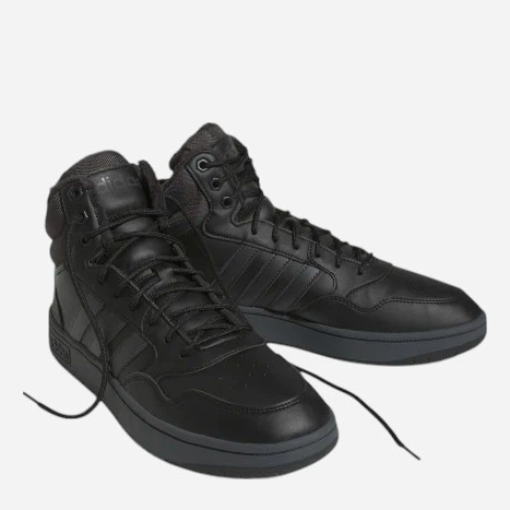 Чоловічі черевики adidas Hoops 3.0 Mid WTR GW6421 44.5 Чорні (4065427821641) - зображення 2
