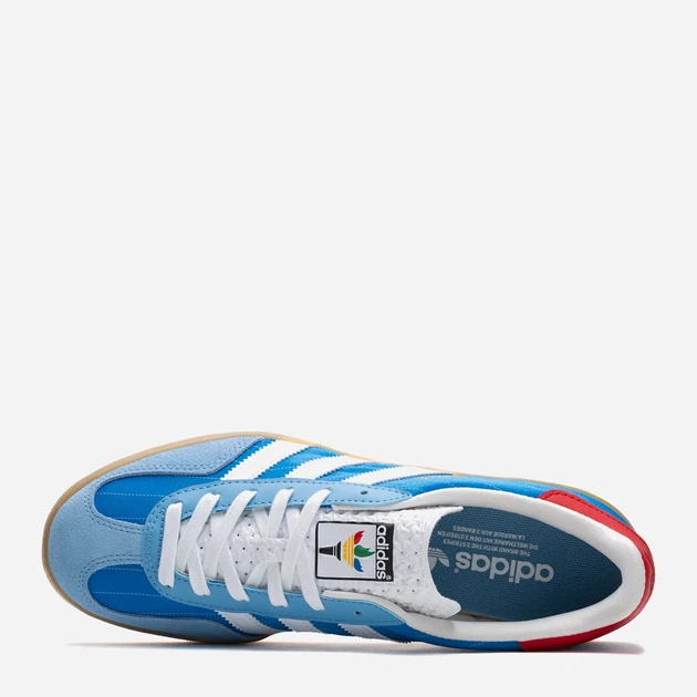 Sneakersy męskie do kostki adidas Gazelle Indoor IF9643 44 (9.5UK) 28 cm Niebieskie (4067888513295) - obraz 6