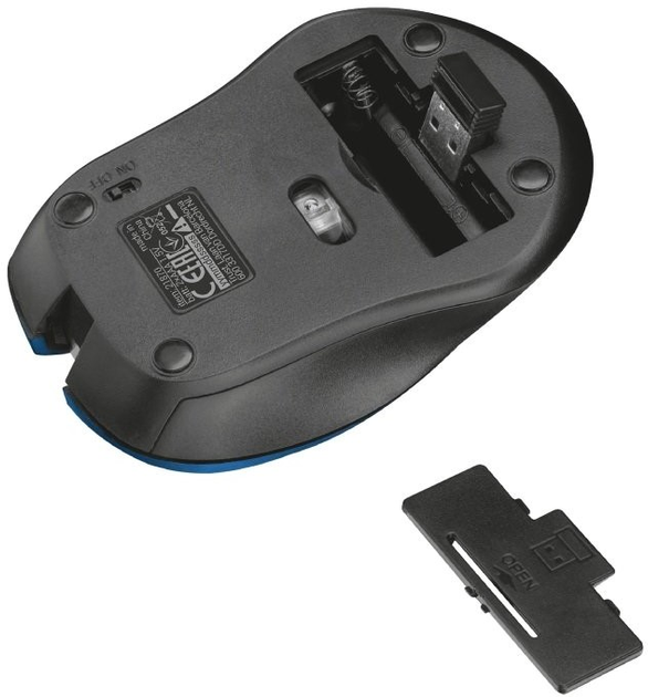 Mysz Trust Mydo Silent Wireless niebieska (TR21870) - obraz 4