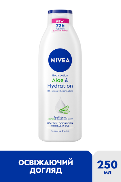 Лосьон для тела NIVEA Алоэ и увлажнение 250 мл (9005800286747) 
