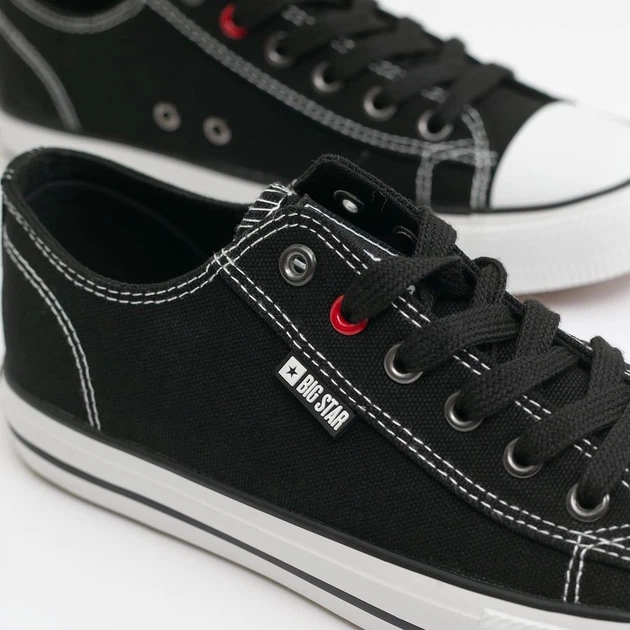 Чоловічі кеди низькі Big Star JJ174601-906 42 Чорні (5900714487188) - зображення 6