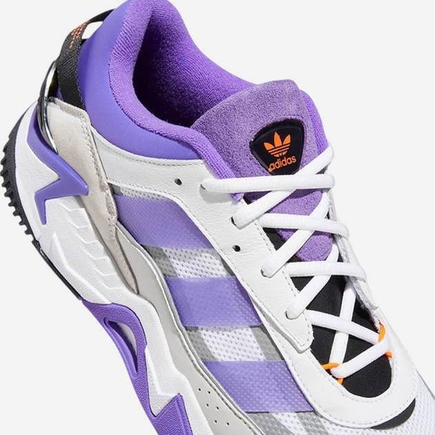 Чоловічі кросівки для баскетболу adidas GX0775 42.5 27 см Фіолетовий/Білий (4065418109932) - зображення 6