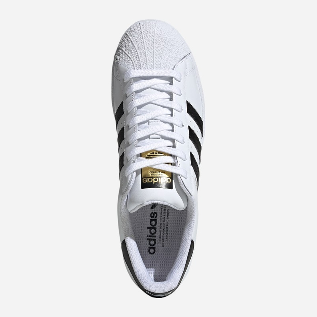 Sneakersy męskie skórzane adidas Originals Superstar EG4958 47.5 (12UK) Białe (4062051415246) - obraz 5