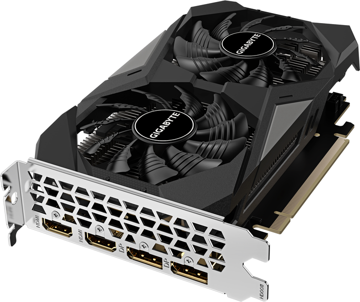 Відеокарта Gigabyte PCI-Ex GeForce RTX 3050 Windforce OC V2 6G 6GB GDDR6 (96bit) (1477/14000) (2 x HDMI, 2 x DisplayPort) (GV-N3050WF2OCV2-6GD) - зображення 4