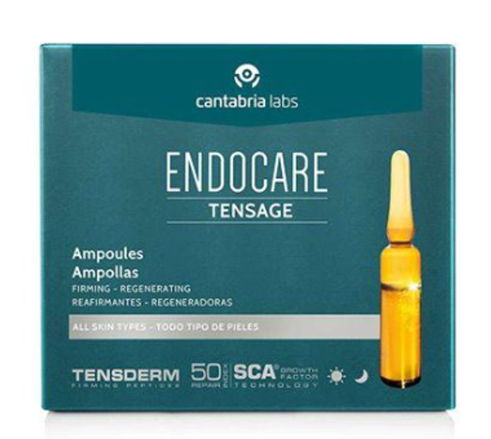 Serum do twarzy Endocare Tensage w ampułkach przeciwstarzeniowy10x2 ml (8470001615688) - obraz 1