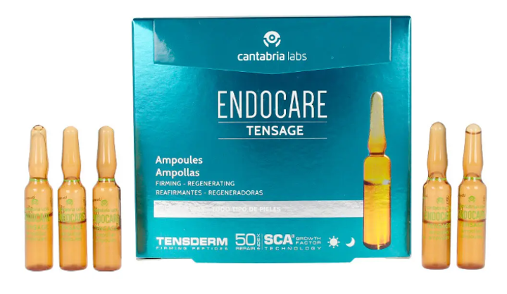 Serum do twarzy Endocare Tensage w ampułkach przeciwstarzeniowy10x2 ml (8470001615688) - obraz 2