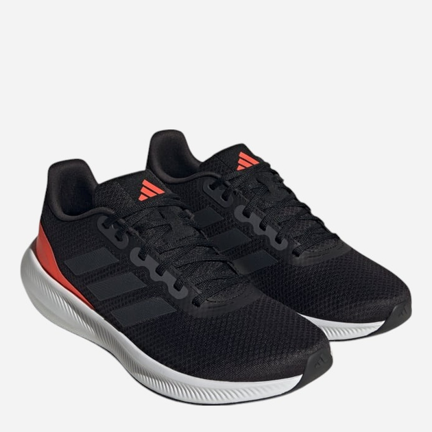 Чоловічі кросівки для бігу adidas Runfalcon 3.0 HP7550 41.5 Чорні (4066748237500) - зображення 2