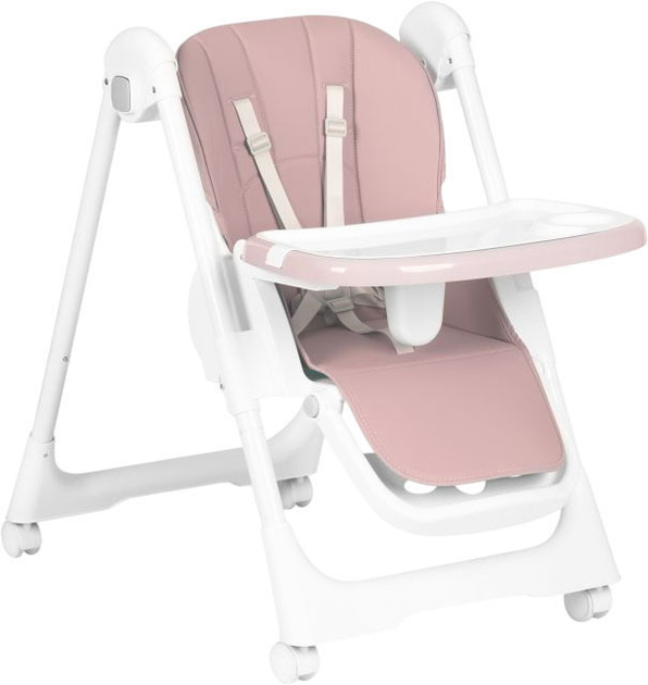 Krzesełko do karmienia EcoToys różowy (5905817001774) - obraz 3