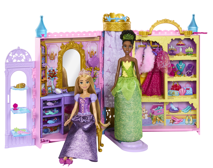 Ігровий набір Mattel Disney Princess Гардеробна Принцеси HXC20 (0194735225767) - зображення 11