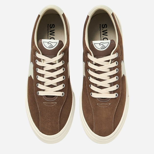 Чоловічі кеди низькі S.W.C Dellow S-Strike Suede YA07205 43 Коричневі (5056454533491) - зображення 5