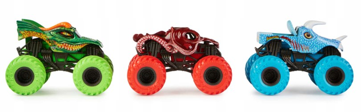 Zestaw samochodów Spin Master Monster Jam Charged Beasts 3 szt (0778988346044) - obraz 7