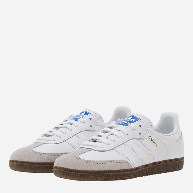 Чоловічі кеди низькі adidas Originals Samba OG IE3439 42.5 Білі (4067886949324) - зображення 2