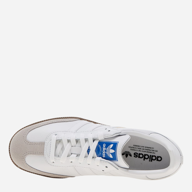 Sneakersy męskie do kostki adidas Originals Samba OG IE3439 45.5 Białe (4067886953031) - obraz 3